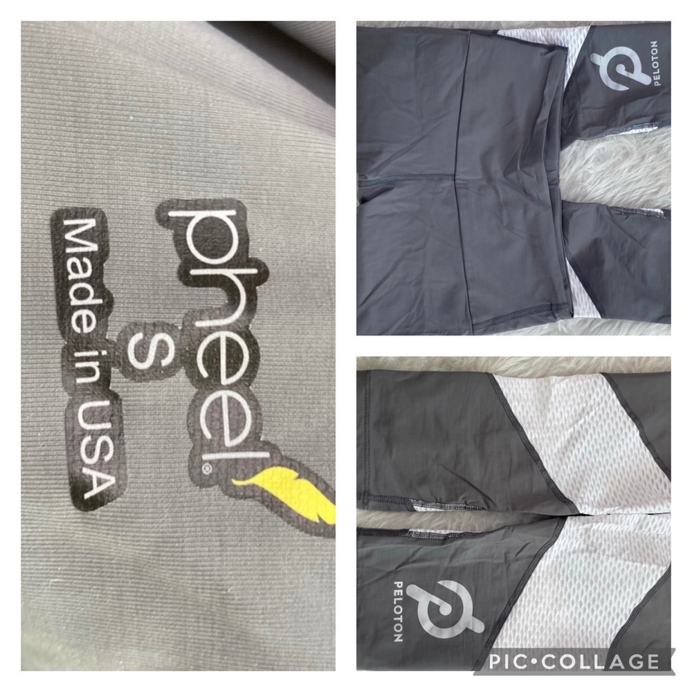 PELOTON X PHEEL Grey Cropped Getaway Legging